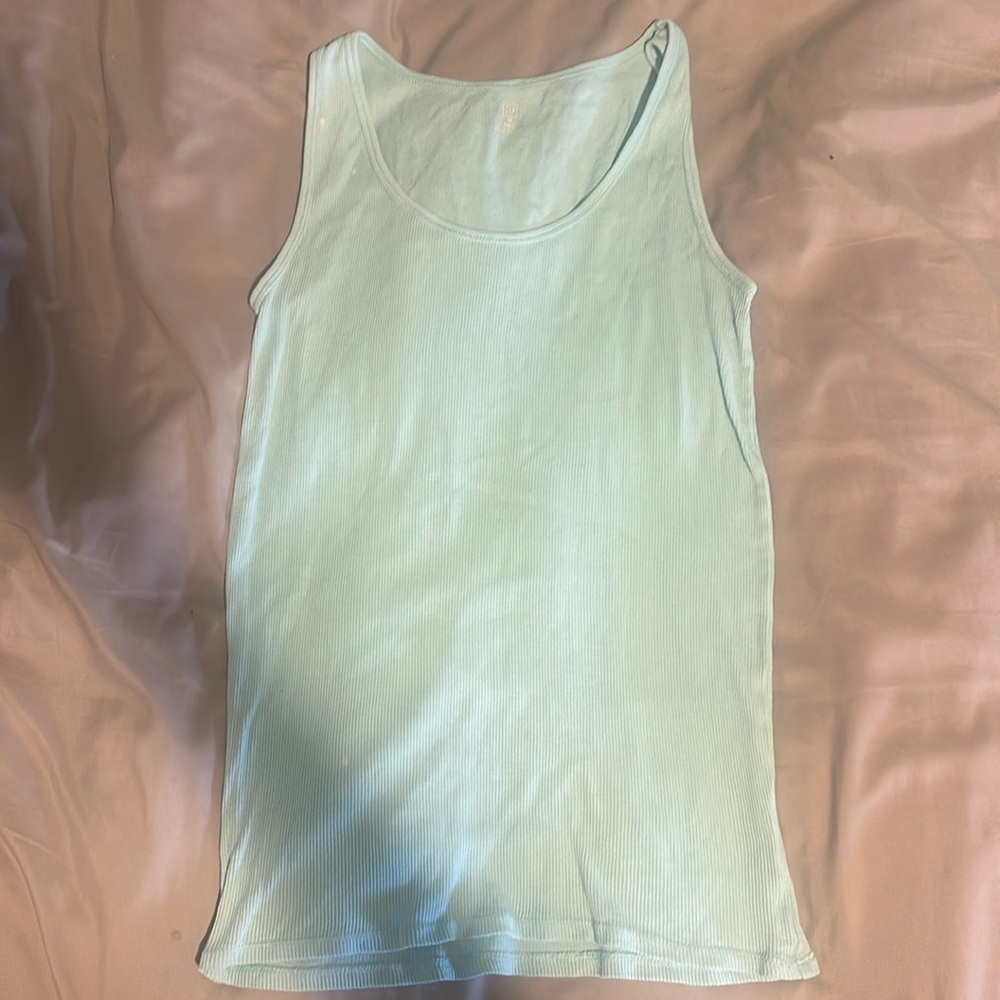 Blue tank top